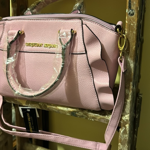 NEW Pink Ruffle Christian Siriano Payless bag with strap new with tags purse - Picture 4 of 5